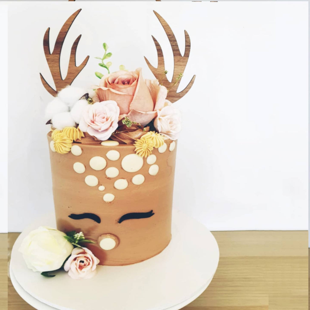 Personalised Bamboo Wood Cake Topper Birthday Wedding Engagement Custom