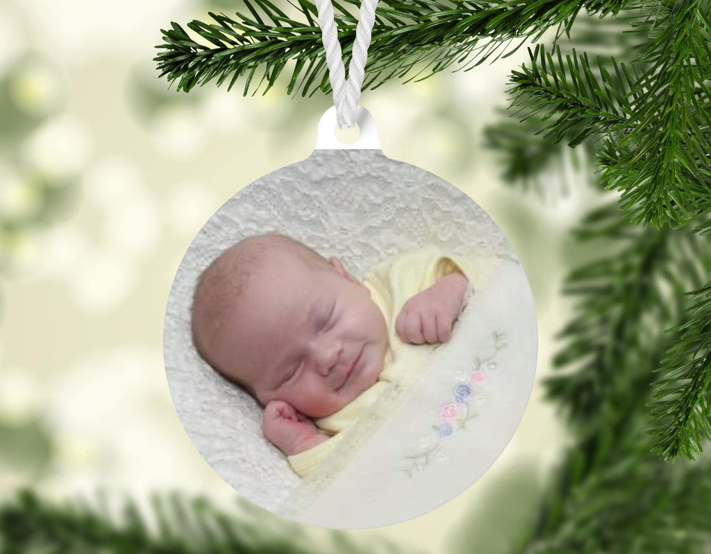 Personalised Christmas Baubles - Full Colour Photo - Baxter Designs Australia