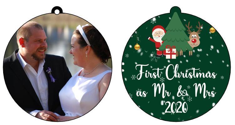 Personalised Christmas Baubles - Full Colour Photo - Baxter Designs Australia