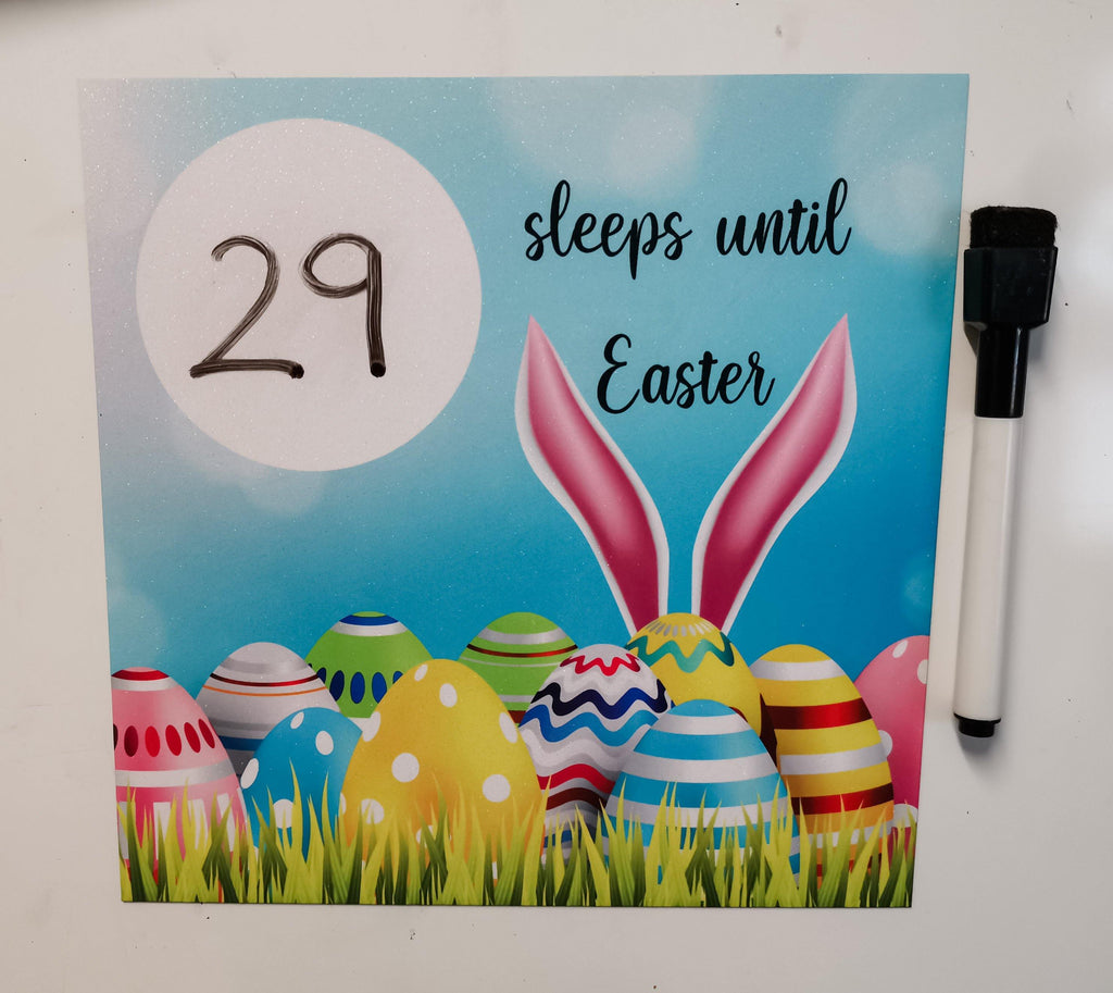 Easter countdown magnetic fridge whiteboard sign magnet board - Baxter Designs Australia