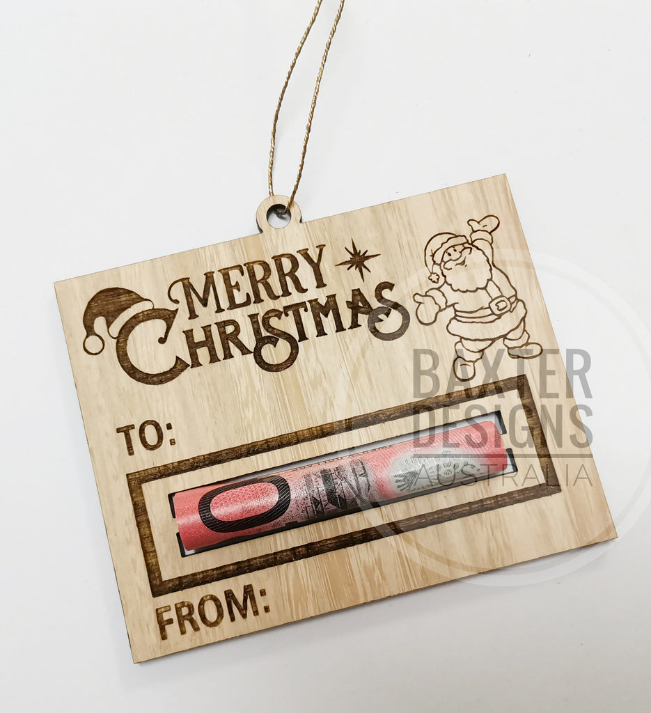 Christmas Elf Tree Decoration Money Gift Holder