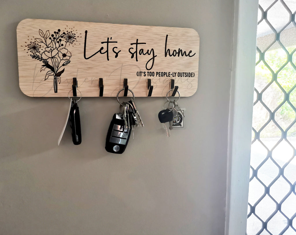 Key Holder - Let's Stay Home