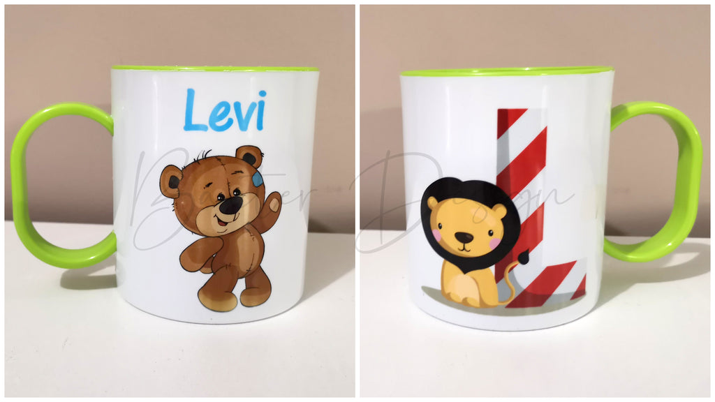 Printed Children's Mug - Made for Polymer, unbreakable plastic