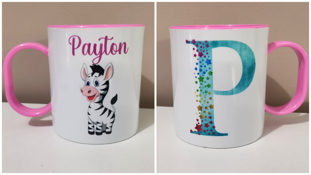 Printed Children's Mug - Made for Polymer, unbreakable plastic