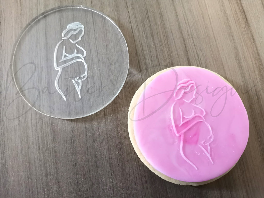 Fondant Cookie Biscuit Stamp Baby Shower Pregnancy