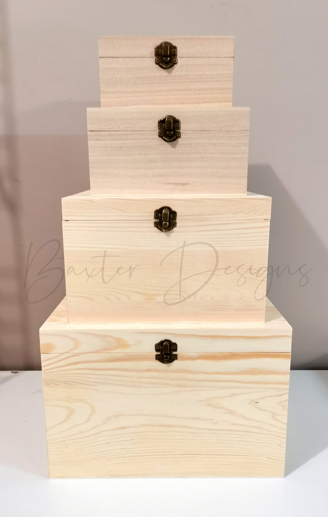 Personalised Wooden Baby Keepsake Box Mandala