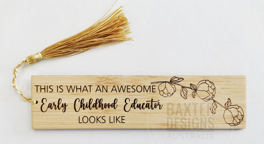 Early Childhood Educators Day Bookmark - End of Year Gift