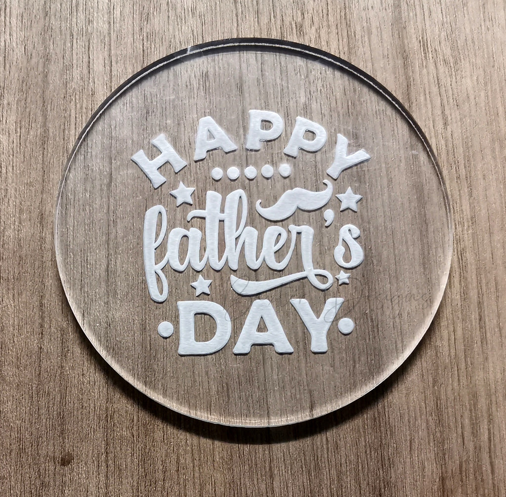 Fondant Cookie Biscuit Stamp Fathers Day Happy Fathers Day