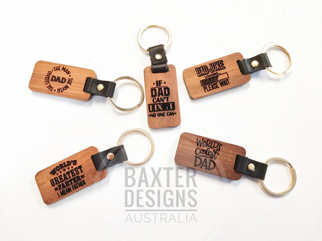 Fathers Day Keyrings