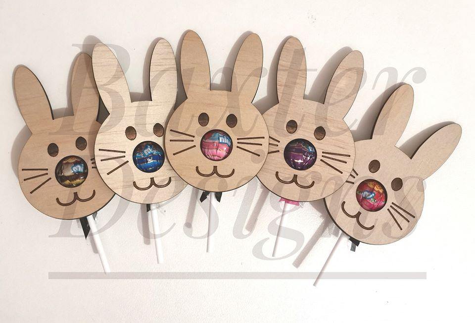 Easter Bunny Lollipop Face - Baxter Designs Australia