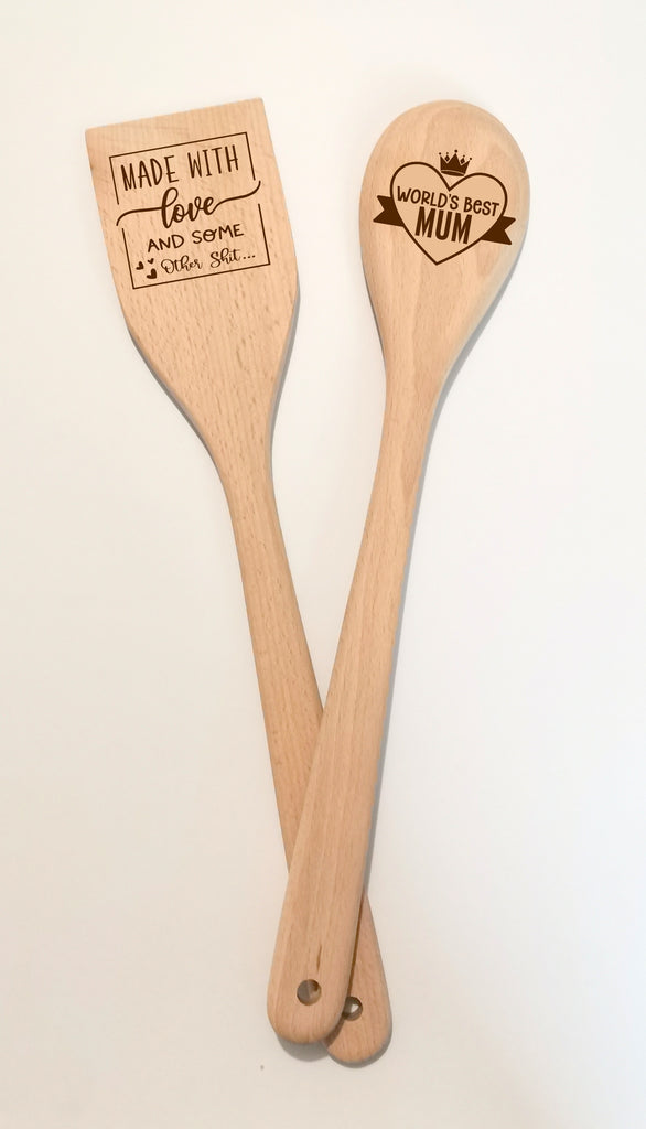 Mother's Day Wooden Spoons